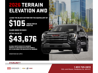 The 2026 GMC Terrain