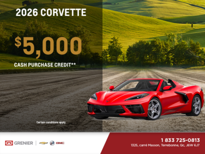 Get the 2026 Chevrolet Corvette