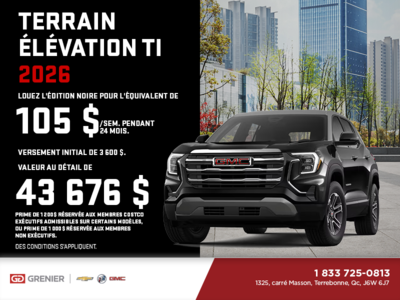 Le GMC Terrain 2026