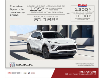 Procurez-vous la Buick Envision 2026