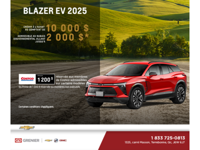 Procurez-vous le Chevrolet Blazer EV 2025