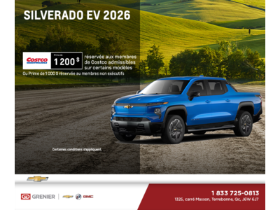Procurez-vous le Chevrolet Silverado EV 2026