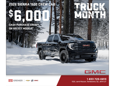The 2026 GMC Sierra 1500 Crew Cab