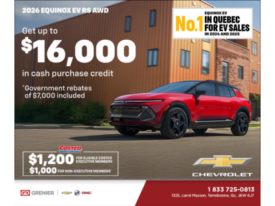Get the 2026 Chevrolet Equinox EV