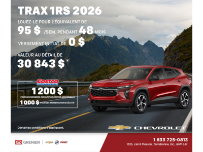 Le Chevrolet Trax 2026