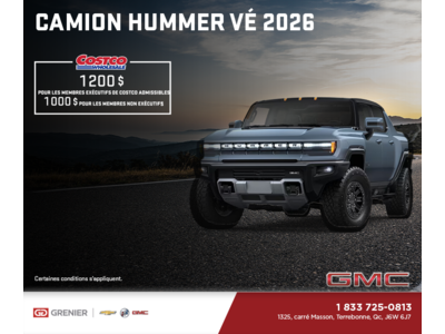 Le GMC Camion Hummer VÉ 2026