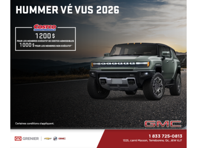 Le GMC Hummer VÉ VUS 2026