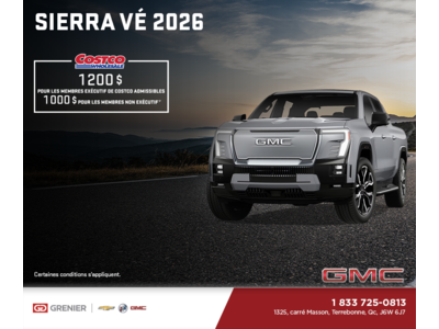 Le GMC Sierra VÉ 2026
