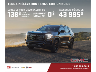 Le GMC Terrain 2026