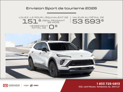 Procurez-vous la Buick Envision 2026