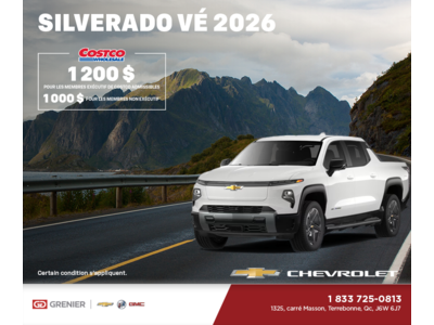 Procurez-vous le Chevrolet Silverado VÉ 2026