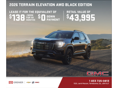The 2026 GMC Terrain
