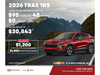 Get the 2026 Chevrolet Trax