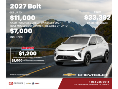 Get the 2027 Chevrolet Bolt