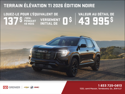 Le GMC Terrain 2026