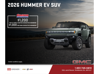 The 2026 GMC Hummer EV SUV