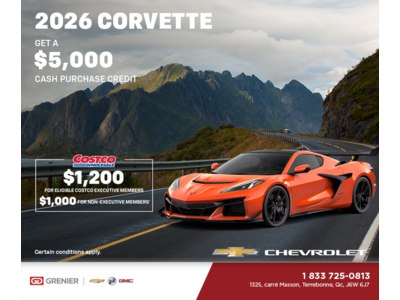 Get the 2026 Chevrolet Corvette