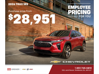 Get the 2026 Trax 1RS