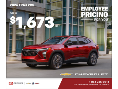 The 2026 Chevrolet Trax 2RS