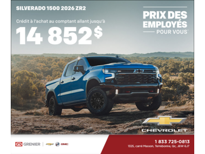 Le Chevrolet Silverado 1500 ZR2 2026