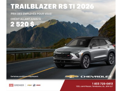 Le Chevrolet Trailblazer 2026