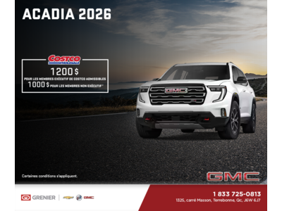 Le GMC Acadia 2026