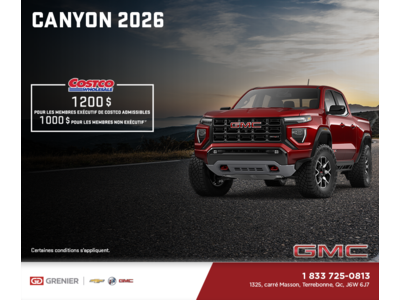 Le GMC Canyon 2026