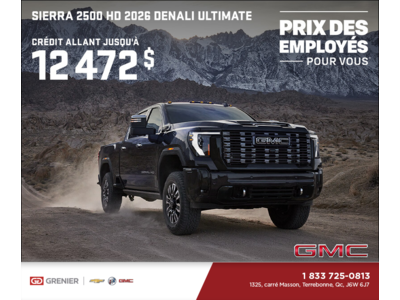 Le GMC  Sierra 2500 HD Denali Ultimate 2026