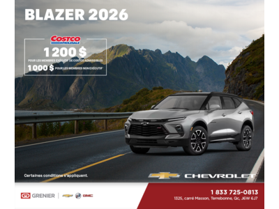 Procurez-vous le Chevrolet Blazer 2026