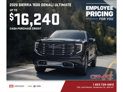 The 2026 GMC Sierra 1500 Denali Ultimate