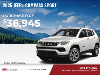 Get the 2025 Jeep Compass!