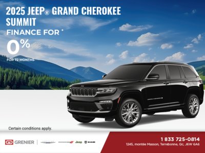 Get the 2025 Jeep Grand Cherokee!