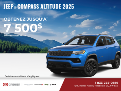 Conduisez un Jeep Compass 2025!