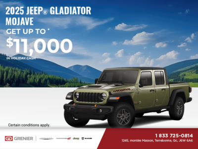 Get the 2025 Jeep Gladiator!