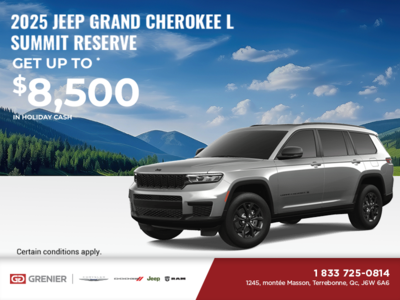Get the 2025 Jeep Grand Cherokee L!