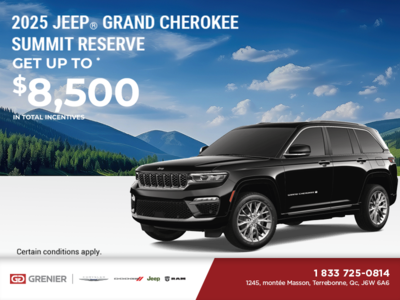 Get the 2025 Jeep Grand Cherokee!