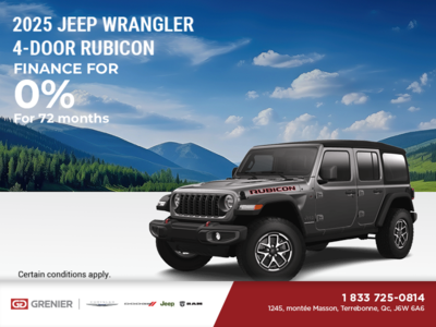 Get the 2025 Jeep Wrangler!