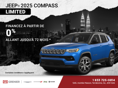 Conduisez un Jeep Compass 2025!