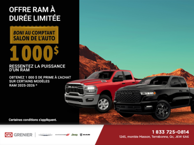 L'événement mensuel RAM