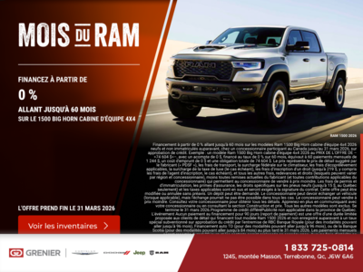 L'événement mensuel RAM