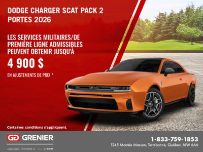 Dodge Charger 2-Portes 2026