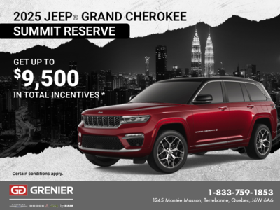 Get the 2025 Jeep Grand Cherokee !