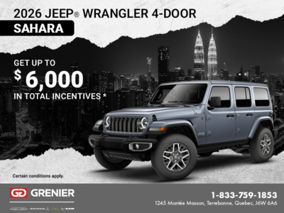 Get the 2026 Jeep Wrangler!