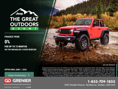 Get the 2026 Jeep Wrangler!