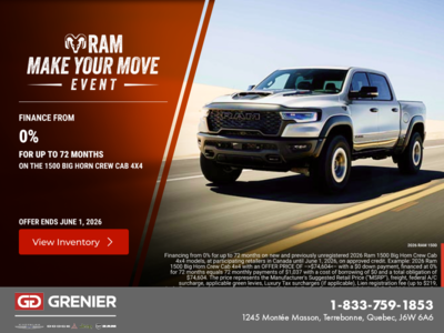 Get the 2026 RAM 1500