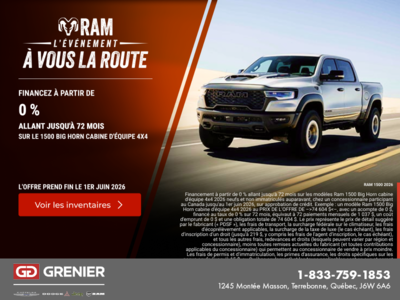 Procurez-vous le RAM 1500 2026