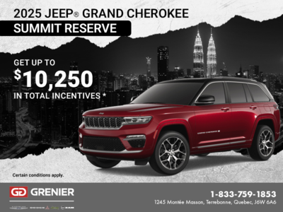 Get the 2025 Jeep Grand Cherokee !
