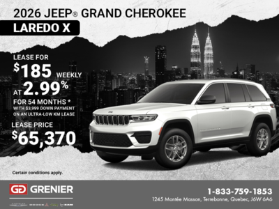 Get the 2026 Jeep Grand Cherokee !