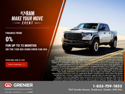 Get the 2026 RAM 1500