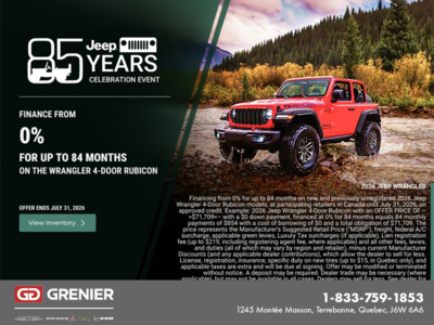 Get the 2026 Jeep Wrangler!